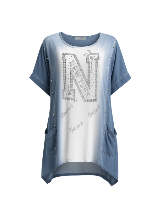 BLUSA STAMPATA